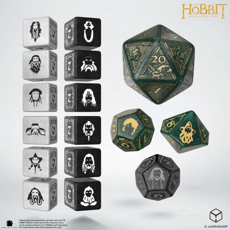 THE HOBBIT 7PC TCG DICE SET - VERDANT GROVE