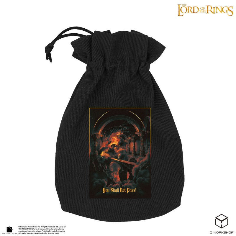 LORD OF THE RINGS DICE POUCH BRIDGE OF KHAZAD-DUM