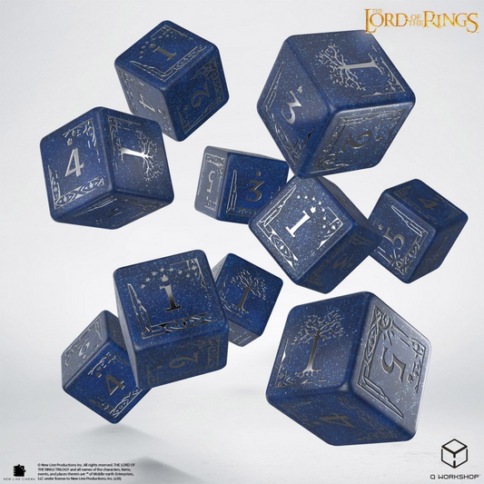 LORD OF THE RINGS 10 D6 DICE SET GONDOR
