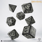 LORD OF THE RINGS 7 PC DICE SET MORIA GLOW IN THE DARK