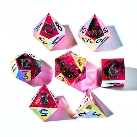 DISPEL THE MIDNIGHT CLUB IRIDESCENT 7PC DICE SET