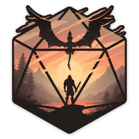 D20 STAREDOWN VINYL STICKER
