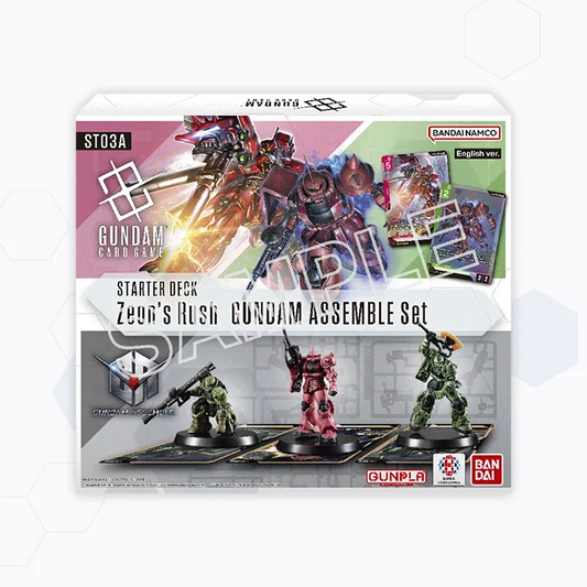 GUNDAM CARD GAME ZEON'S RUSH ASSEMBLE SET