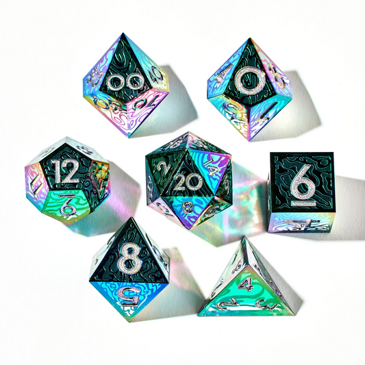 DISPEL TIDAL TREASURES 7PC DICE SET