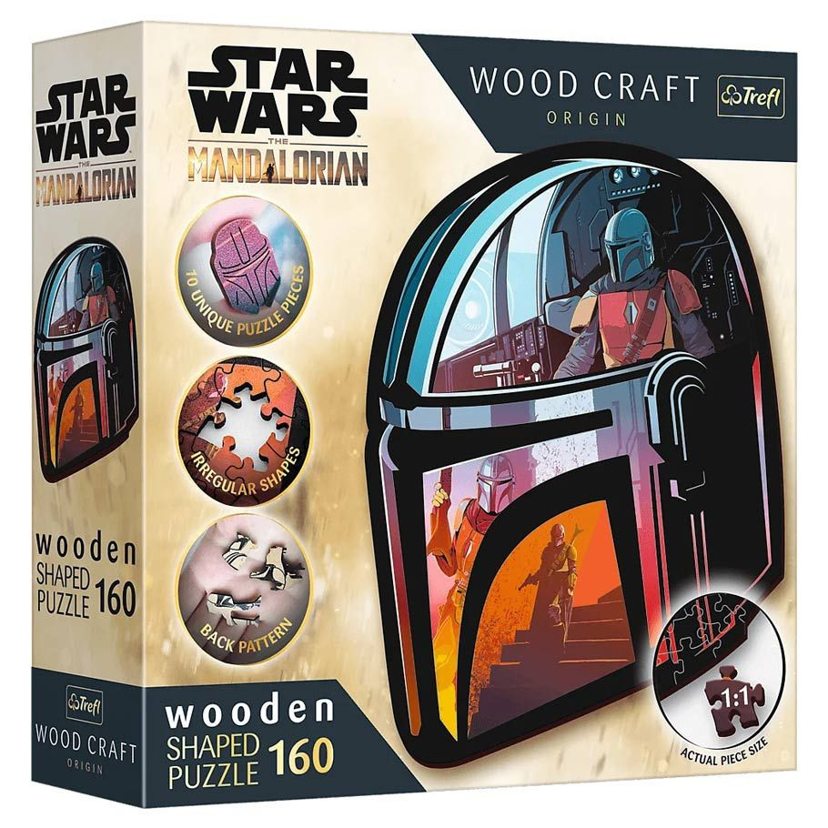 WOODCRAFT ORIGIN PUZZLE 160PC MANDALORIAN