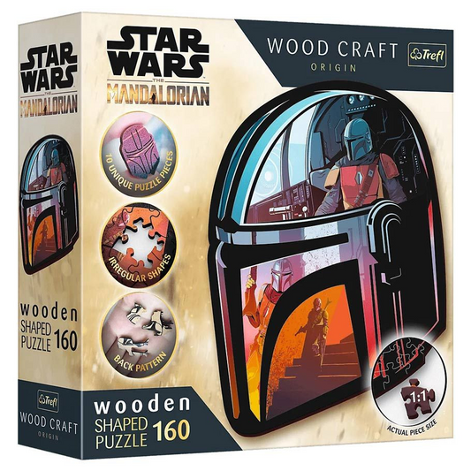 WOODCRAFT ORIGIN PUZZLE 160PC MANDALORIAN