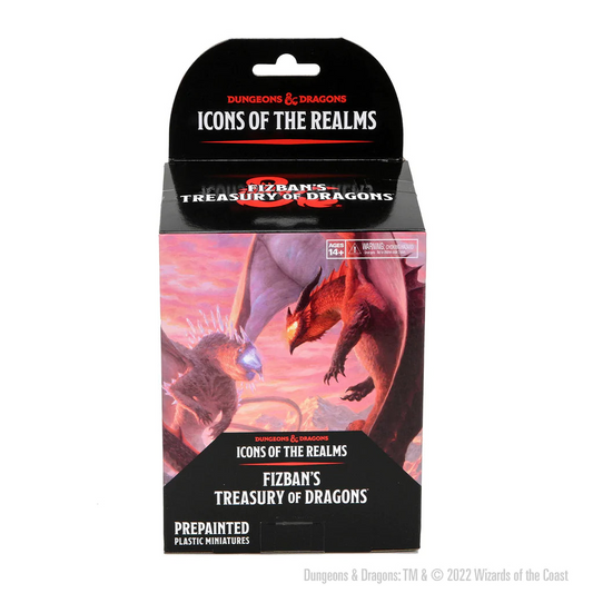 D&D ICONS OF THE REALMS FIZBAN'S TREASURY OF DRAGONS BOOSTER PACK