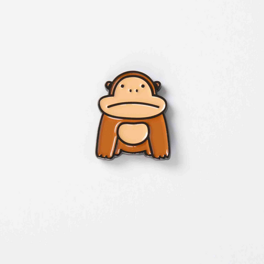 GORILLA ENAMEL PIN