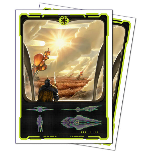 MTG EDGE OF ETERNITIES APEX SLEEVES ADAGIA, WINDSWEPT BASTION (105)
