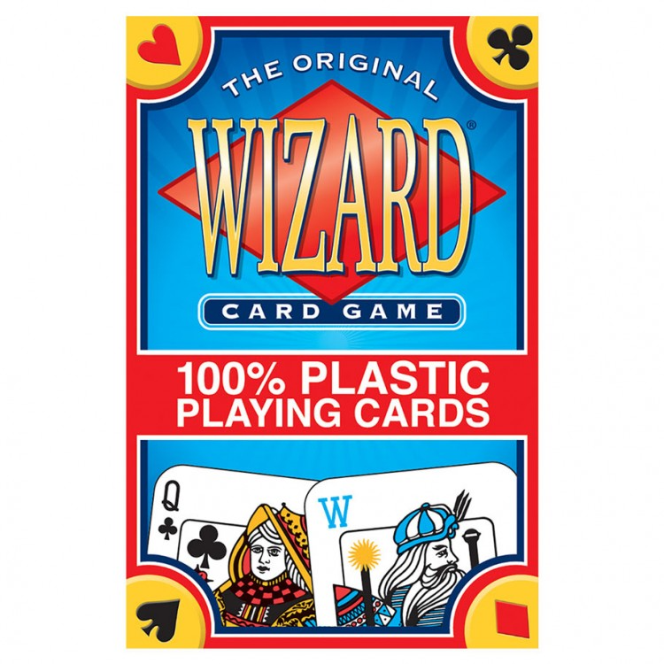 WIZARD CARD GAME PLASTIC CARDS
