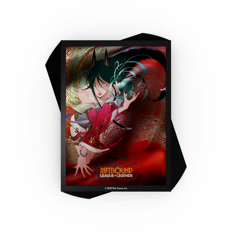 RIFTBOUND LEAGUE OF LEGENDS CARD SLEEVES AHRI