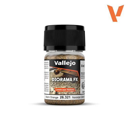 VALLEJO DIORAMA FX LANDSCAPE WARM ORANGE 1-2mm