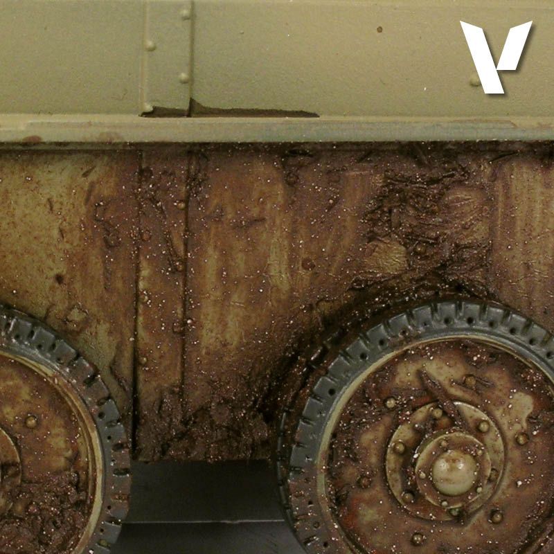 VALLEJO DIORAMA FX BROWN MUD