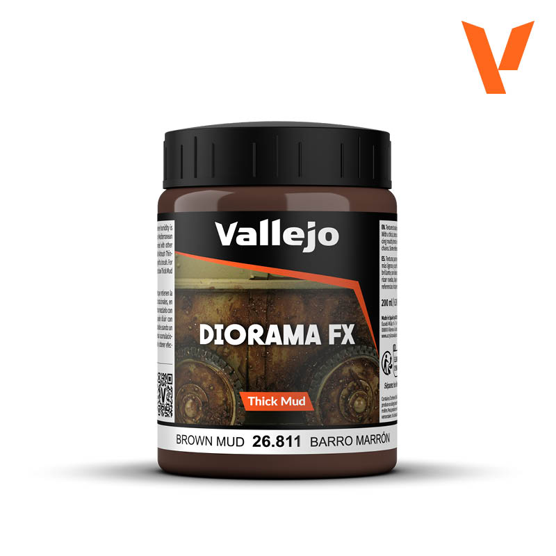 VALLEJO DIORAMA FX BROWN MUD