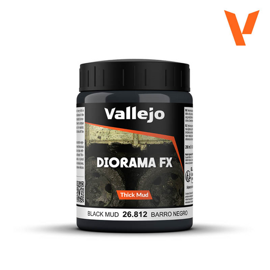VALLEJO DIORAMA FX BLACK MUD