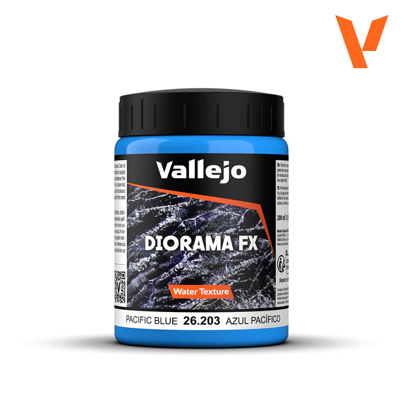 VALLEJO DIORAMA FX WATER TEXTURE PACIFIC BLUE