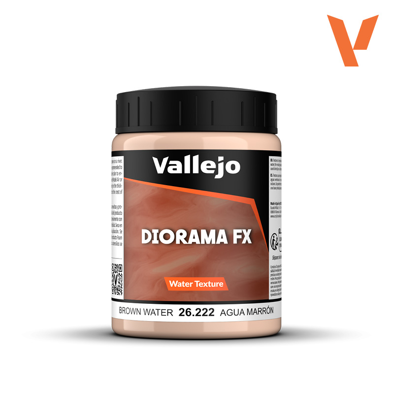 VALLEJO DIORAMA FX WATER TEXTURE BROWN WATER