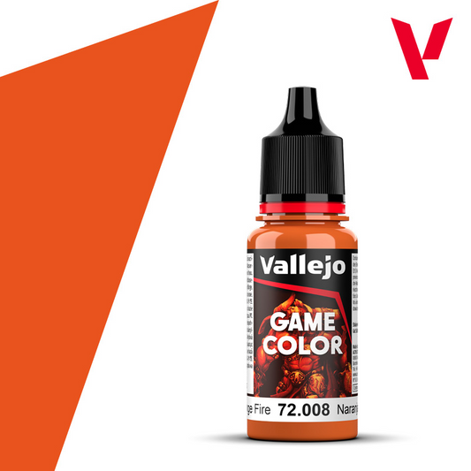 VALLEJO GAME COLOR ORANGE FIRE
