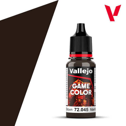 VALLEJO GAME COLOR CHARRED BROWN