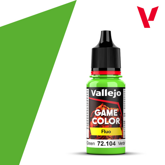 VALLEJO GAME COLOR FLUO FLUORESCENT GREEN