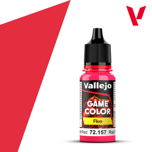 VALLEJO GAME COLOR FLUO FLUORESCENT RED