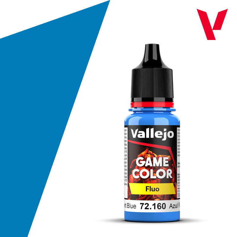 VALLEJO GAME COLOR FLUO FLUORESCENT BLUE