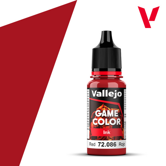 VALLEJO GAME COLOR INK RED