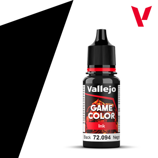 VALLEJO GAME COLOR INK BLACK