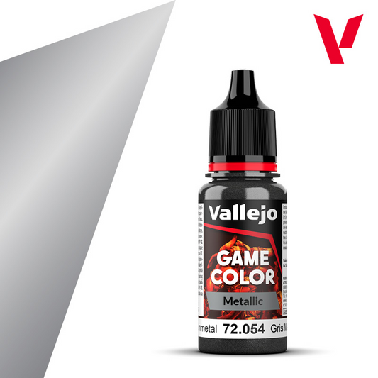 VALLEJO GAME COLOR METALLIC DARK GUNMETAL