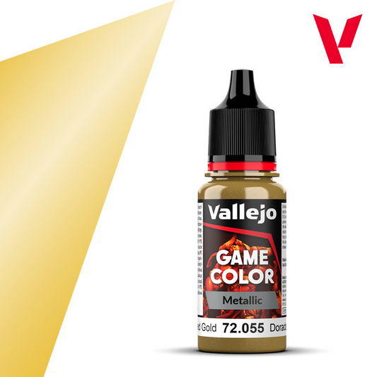 VALLEJO GAME COLOR METALLIC POLISHED GOLD