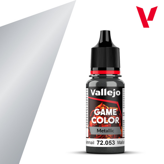VALLEJO GAME COLOR METALLIC CHAINMAIL SILVER