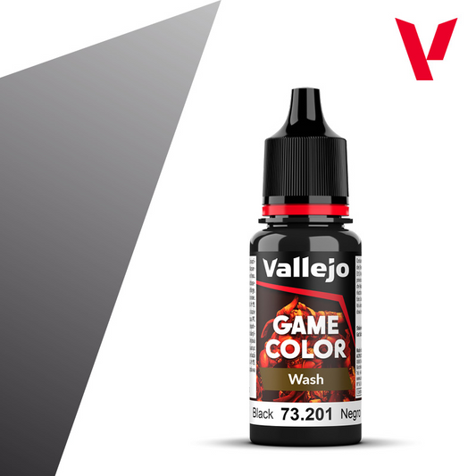 VALLEJO GAME COLOR WASH BLACK
