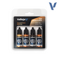 VALLEJO TRUE METALLIC METAL PAINT SET IMPERIAL GOLD (4 COLORS)