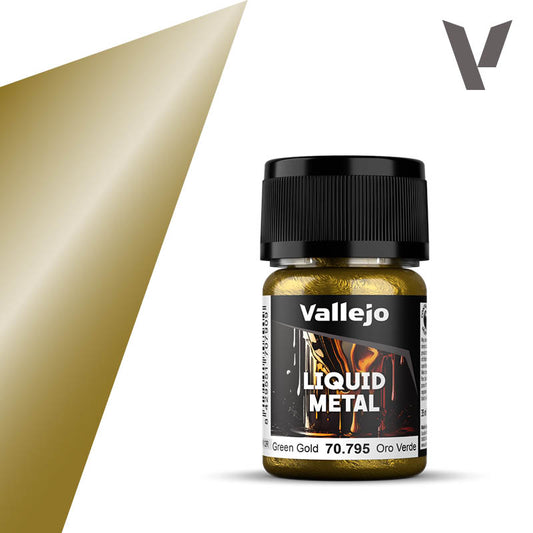 VALLEJO LIQUID METAL GREEN GOLD