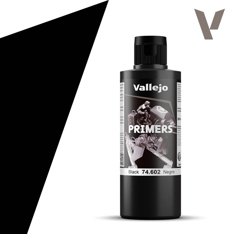 VALLEJO PRIMERS BLACK 200ML