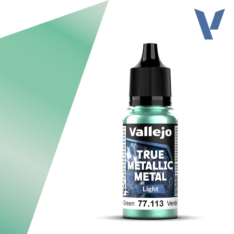 VALLEJO TRUE METALLIC METAL LIGHT BEETLE GREEN 18ML