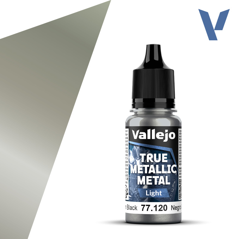 VALLEJO TRUE METALLIC METAL LIGHT OBSIDIAN BLACK 18ML