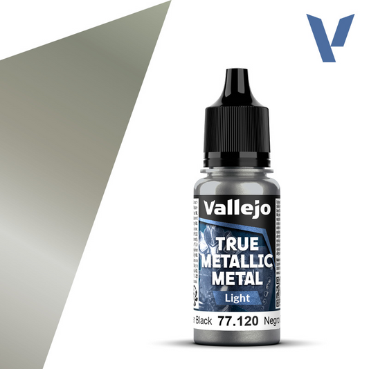 VALLEJO TRUE METALLIC METAL LIGHT OBSIDIAN BLACK 18ML