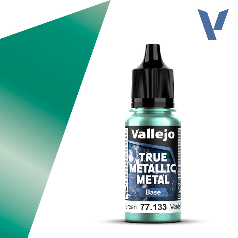 VALLEJO TRUE METALLIC METAL BASE BEETLE GREEN 18ML