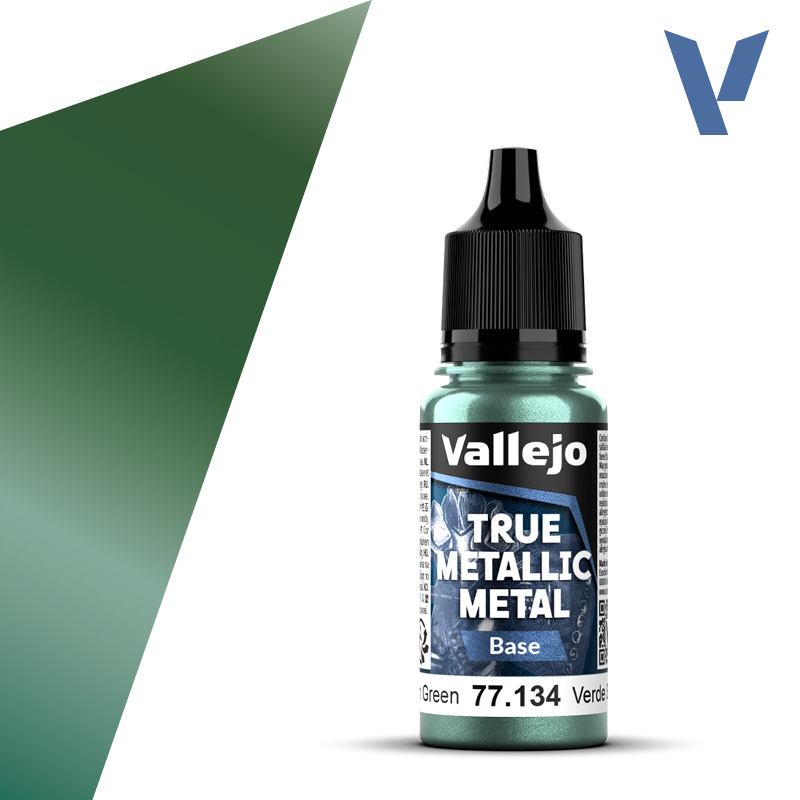 VALLEJO TRUE METALLIC METAL BASE DUSKEN GREEN 18ML
