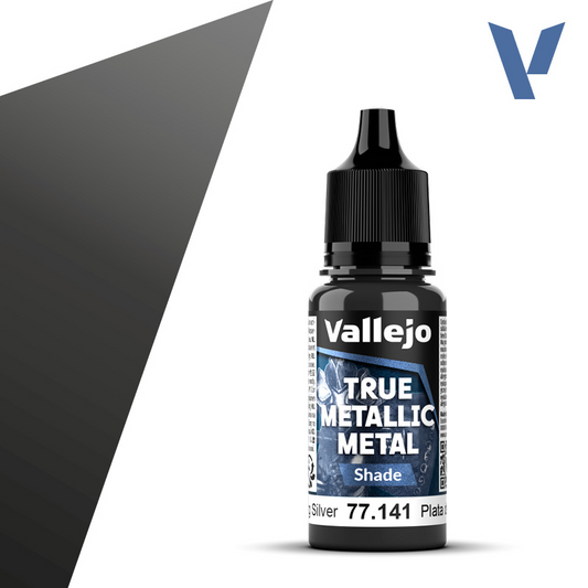 VALLEJO TRUE METALLIC METAL SHADE STERLING SILVER 18ML