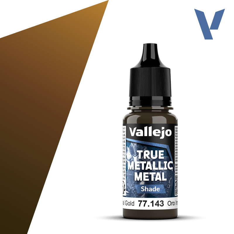 VALLEJO TRUE METALLIC METAL SHADE IMPERIAL GOLD 18ML