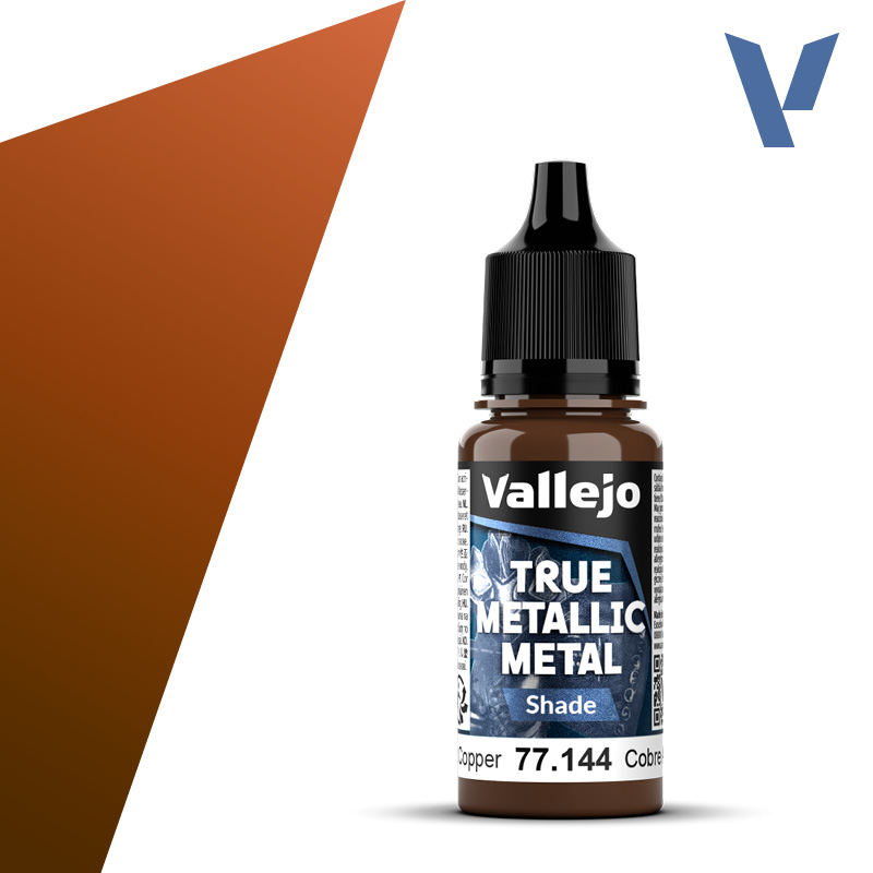 VALLEJO TRUE METALLIC METAL SHADE ANCIENT COPPER 18ML