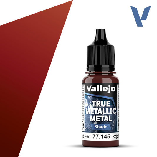 VALLEJO TRUE METALLIC METAL SHADE FORGED RED 18ML