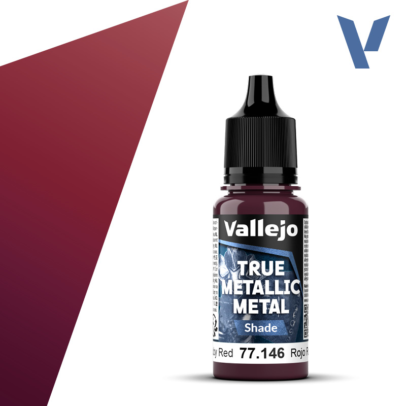 VALLEJO TRUE METALLIC METAL SHADE RUBY RED 18ML