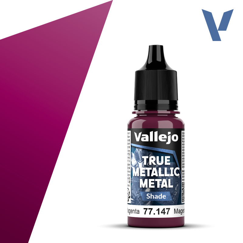VALLEJO TRUE METALLIC METAL SHADE CRIMSON MAGENTA 18ML