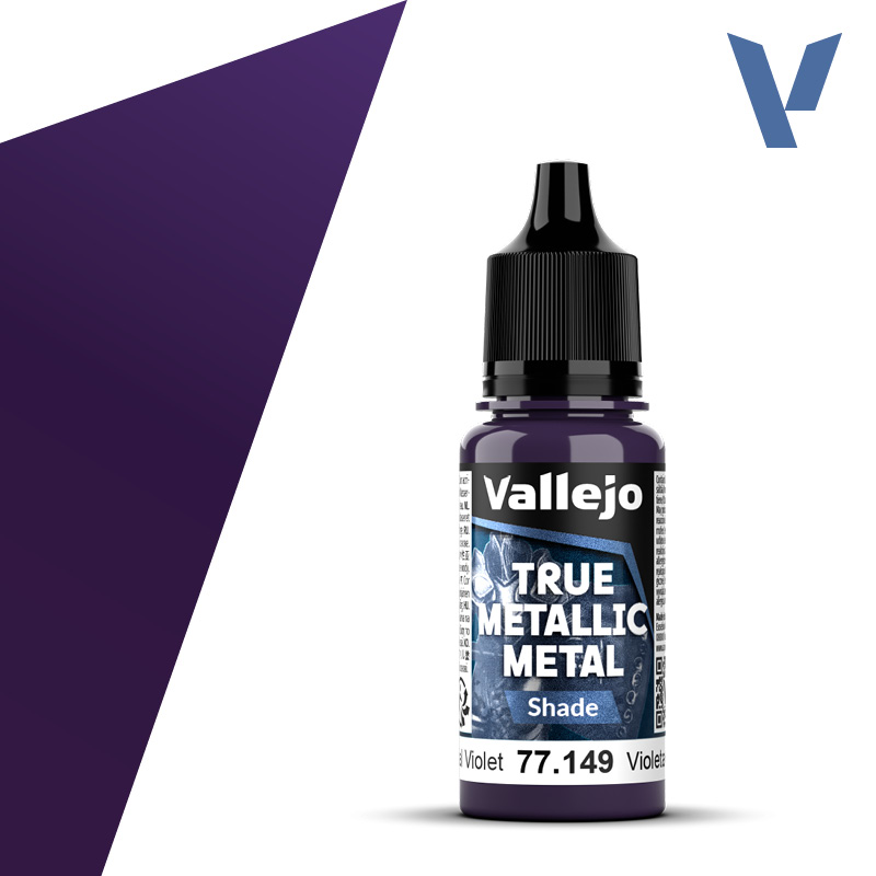VALLEJO TRUE METALLIC METAL SHADE CELESTIAL VIOLET 18ML