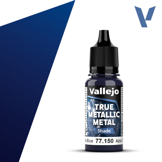 VALLEJO TRUE METALLIC METAL SHADE ULTRAMARINE BLUE 18ML