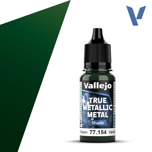 VALLEJO TRUE METALLIC METAL SHADE DUSKEN GREEN 18ML