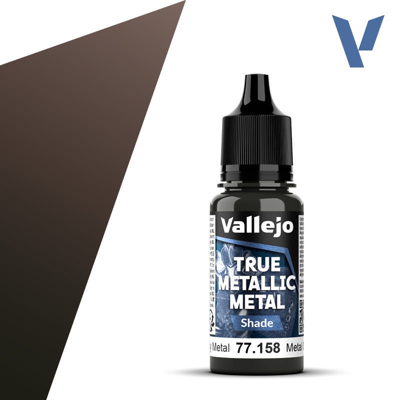 VALLEJO TRUE METALLIC METAL SHADE RUSTY METAL 18ML